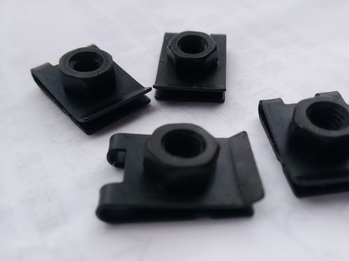 供應加工組合夾片螺母板簧螺母夾母簧片卡簧插片螺母沖壓件緊固件圖片